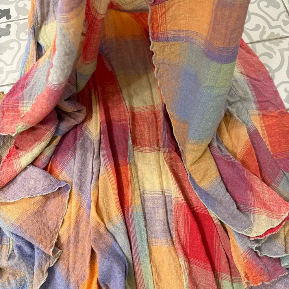 Madras That Linen Maxi Skirt size small - Picture 7 of 8